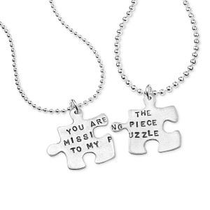 Missing Piece Puzzle Necklace