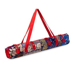 Upcycled Sari Yoga Bag