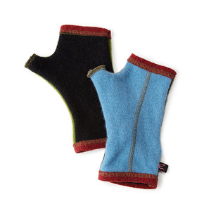 Upcycled Cashmere Mismatched Handwarmers