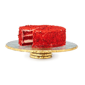 Gold Rimmed Serving Pedestal