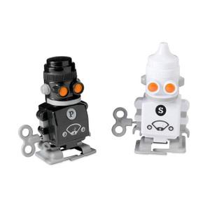 Wind-Up Salt And Pepper Robots