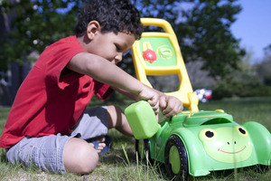 Tootle Turtle Lawn Mower Toy