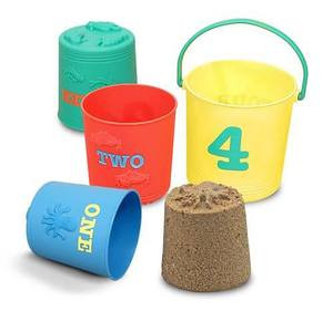 Seaside Sidekicks Nesting Pails Sand Toys