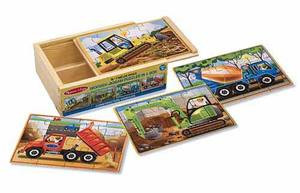 Construction Jigsaw Puzzles in a Box