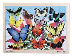 Butterfly Garden Wooden Jigsaw Puzzle - 48 pieces