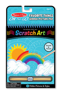 On the Go Scratch Art: Hidden Picture Pad - Favorite Things