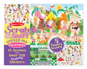 Scratch & Sniff Sticker Pad - Floral Fairies