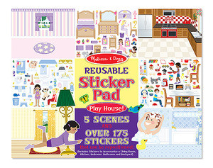 Reusable Sticker Pad - Play House!