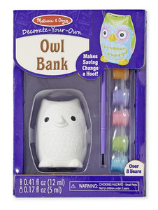 Decorate-Your-Own Owl Bank