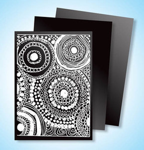 Scratch Art Black Scratchboard Artist Trading Cards