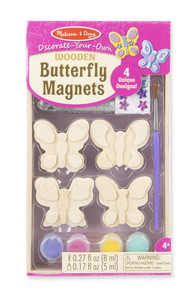 Decorate-Your-Own Wooden Butterfly Magnets