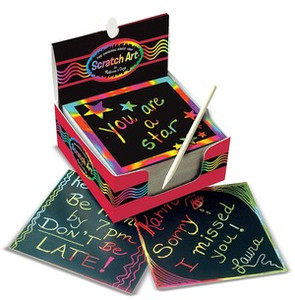 Scratch Art® Box of Rainbow Mini Notes
