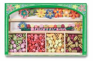 Flower Power Wooden Bead Set