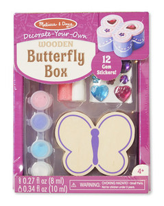 Decorate-Your-Own Wooden Butterfly Box