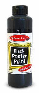 Black Poster Paint