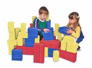 Deluxe Jumbo Cardboard Blocks - 40 Pieces