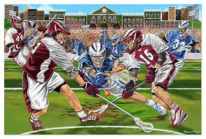 LAX Check! Lacrosse Floor Puzzle - 48 Pieces