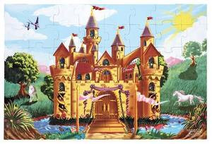 Fairy Tale Castle Floor Puzzle - 48 Pieces