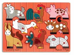 Farm Mix 'n Match Peg Puzzle - 8 Pieces