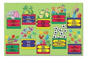 Bilingual Numbers Floor Puzzle - 24 Pieces