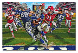 Touchdown! Football Floor Puzzle - 48 pieces