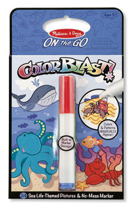 Sea Life Colorblast Book - ON the GO Travel Activity