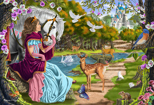 Princess Pathway Floor Puzzle - 100 Pieces