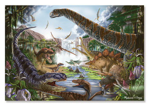 Prehistoric Waterfall Cardboard Jigsaw - 200 Pieces