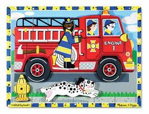Fire Truck Chunky Puzzle - 18 Pieces