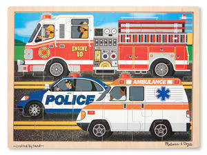 To the Rescue Wooden Jigsaw Puzzle - 24 Pieces