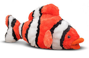 Bubbles Clown Fish Stuffed Animal