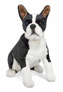 Boston Terrier Dog Giant Stuffed Animal