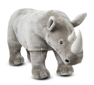 Rhinoceros Lifelike Stuffed Animal