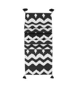 Sumba Table Runner, Black