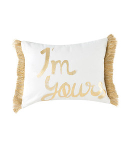 Set Of  " You'Re Mine + I'M Yours" Pillows