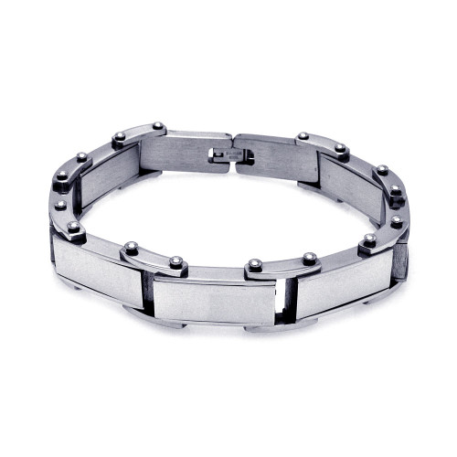 Stainless Steel Bike Chaing Design Bracelet