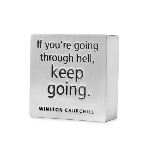 "Keep Going" Paperweight