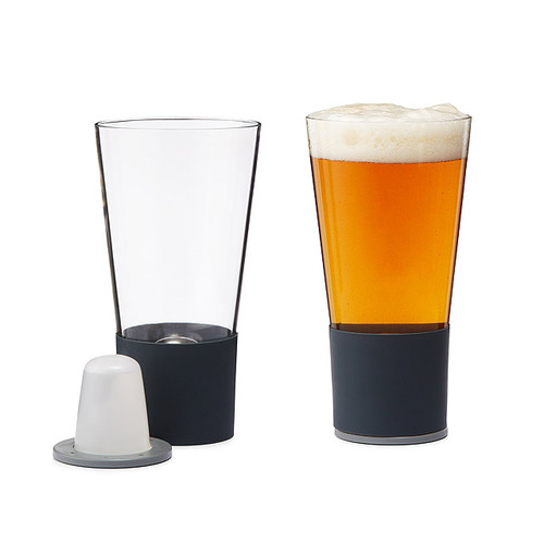 Self Chilling Pint Glasses - Set Of 2