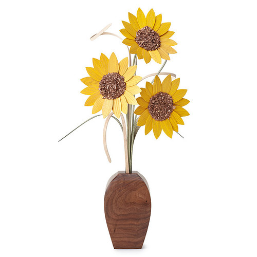Decorative Wood Sunflowers
