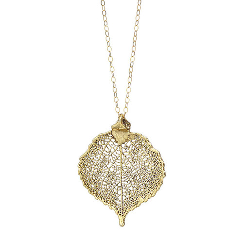 Antique Gold Aspen Necklace