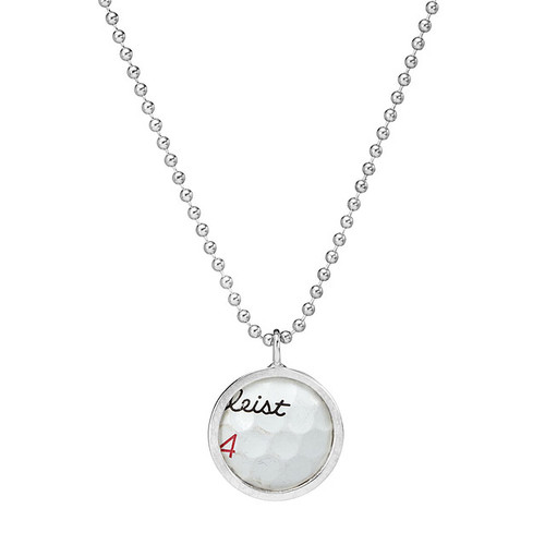 Tpc Sawgrass Golf Ball Necklace