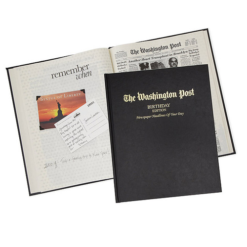 The Washington Post Custom Birthday Book