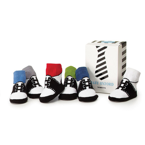 Baby Boy Oxford Socks - Set Of Six