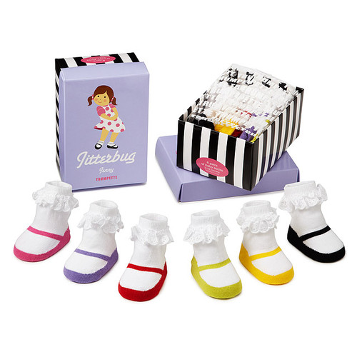 Jitterbug Jenny Infant Socks - Set Of 6