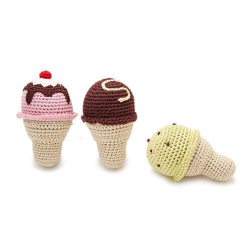 Ice Cream Rattles - Set Of 3