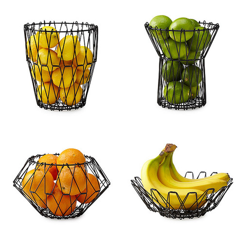 Folding Wire Fruit Basket