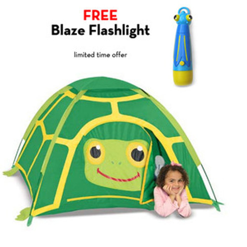 Tootle Turtle Tent with FREE Blaze Flashlight