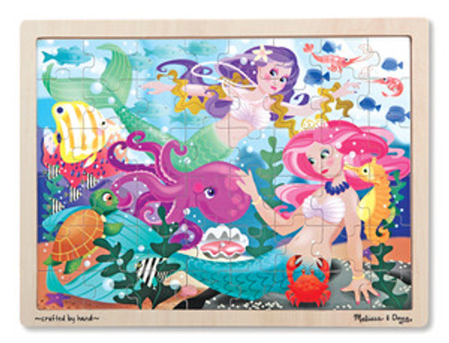 Mermaid Fantasea Wooden Jigsaw Puzzle - 48 pieces