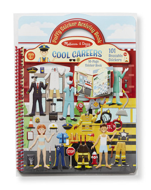 Puffy Sticker Activity Book - Cool Careers