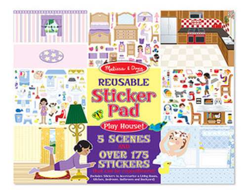 Reusable Sticker Pad - Play House!